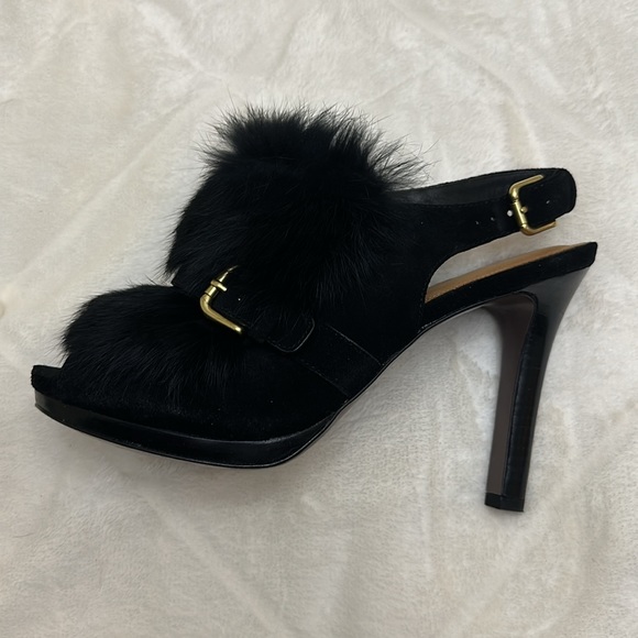 Coach BEA Silky Suede/Rabbit - Picture 2 of 6